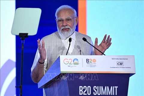 Thủ tướng Ấn Độ Narendra Modi. (Ảnh: AFP/TTXV) 