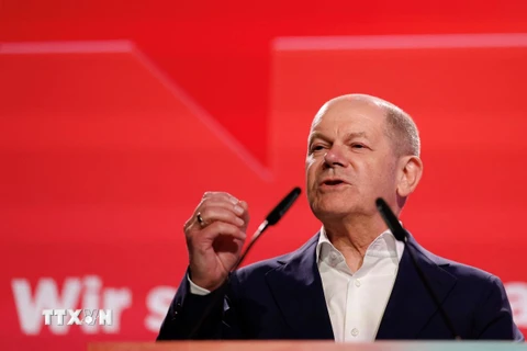 Thủ tướng Đức Olaf Scholz. (Ảnh: AFP/TTXVN) 