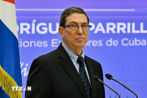 (Tư liệu) Bộ trưởng Ngoại giao Cuba Bruno Rodríguez. (Ảnh: AFP/TTXVN) 