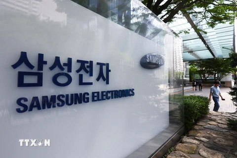 Trụ sở tập đoàn điện tử Samsung tại Seoul, Hàn Quốc. (Ảnh: Yonhap/TTXVN)