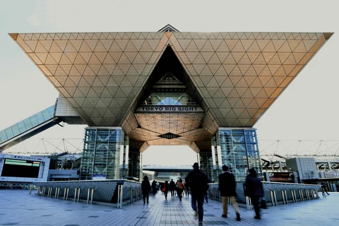 Trung tâm hội chợ triển lãm Tokyo Big Sight tại thủ đô Tokyo. (Nguồn: japantimes.co.jp)