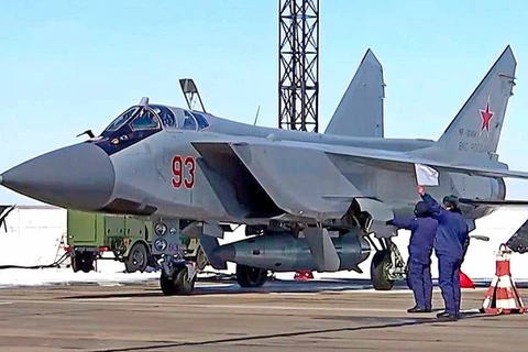 Máy bay chiến đấu MiG-31K. (Nguồn: en.topcor.ru)
