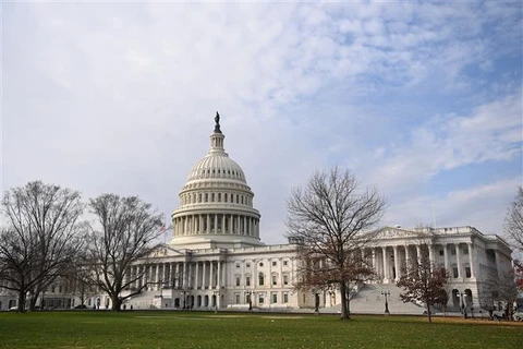 Tòa nhà Quốc hội Mỹ tại Washington, D.C. (Ảnh: AFP/TTXVN)