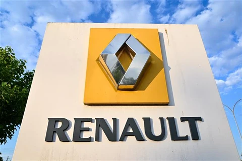 Biểu tượng của hãng ôtô Pháp Renault. (Ảnh: AFP/TTXVN)