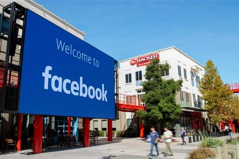 Trụ sở Facebook tại Menlo Park, California (Mỹ). (Ảnh: AFP/ TTXVN)