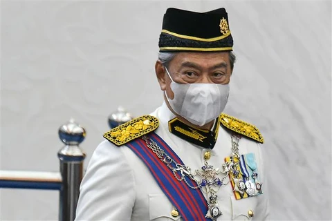 Thủ tướng Malaysia Muhyiddin Yassin tham dự một sự kiện ở Kuala Lumpur, ngày 18/5/2020. (Ảnh: AFP/TTXVN)