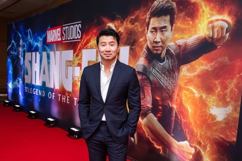 Nam diễn viên Simu Liu tham dự buổi công chiếu "Shang-Chi và Huyền thoại thập nhẫn" tại Canada, ngày 1/9/2021. (Nguồn: theguardian.com)