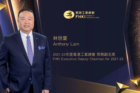 Ông Anthony Lam, Phó Chủ tịch Liên đoàn Các ngành công nghiệp Hong Kong (FHKI). (Nguồn: Facebook)