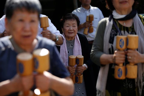 Tỷ lệ người cao tuổi trong cơ cấu dân số Nhật Bản hiện ở mức kỷ lục 29,1%. (Nguồn: japantimes.co.jp)
