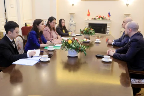 Cuộc tham vấn nằm trong khuôn khổ hợp tác thường niên giữa Bộ Ngoại giao hai nước. (Ảnh: Trần Hiếu/Vietnam+)