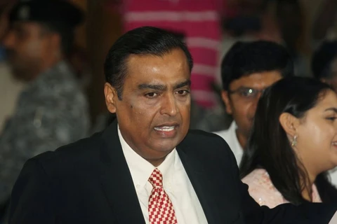 Tài sản của ông Mukesh Ambani hiện nay là 100,6 tỷ USD, sau khi tăng thêm 23,8 tỷ USD trong năm nay. (Nguồn: straitstimes.com)
