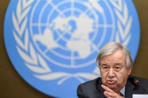 Theo Tổng thư ký Liên hợp quốc Antonio Guterres, phân bổ vaccine không công bằng là một vấn đề phi đạo đức. (Ảnh: AFP/TTXVN)