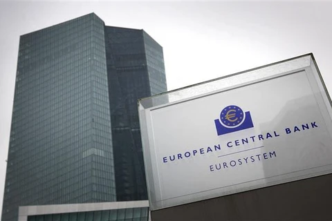 Trụ sở Ngân hàng trung ương châu Âu (ECB) ở Frankfurt (Đức). (Ảnh: AFP/TTXVN)