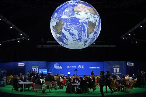 Các đại biểu dự Hội nghị COP26 tại Glasgow (Scotland), ngày 2/11/2021. (Ảnh: AFP/TTXVN)