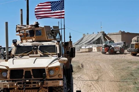 Căn cứ Al Tanf nằm ở phía Nam Syria - nơi liên quân do Mỹ đứng đầu sử dụng. (Ảnh: AP/TTXVN)