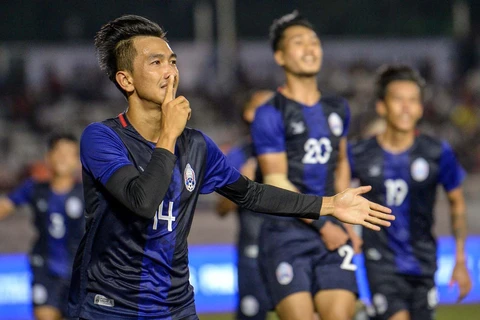 Khát khao thể hiện và sức trẻ là những yếu tố không thể xem thường ở đội bóng Campuchia. (Nguồn: goal.com)