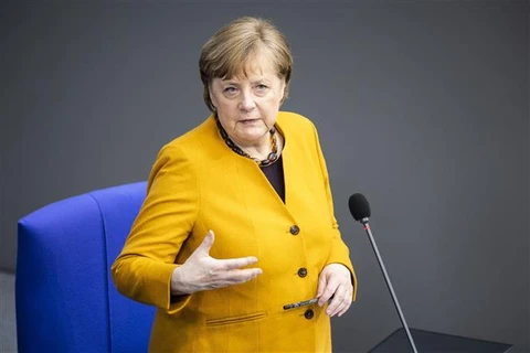 Cựu Thủ tướng Đức Angela Merkel. (Ảnh: THX/TTXVN)
