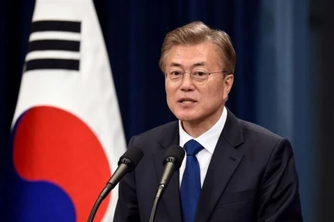 Tổng thống Hàn Quốc Moon Jae-in đang có chuyến thăm Australia. (Ảnh: IRNA/TTXVN)