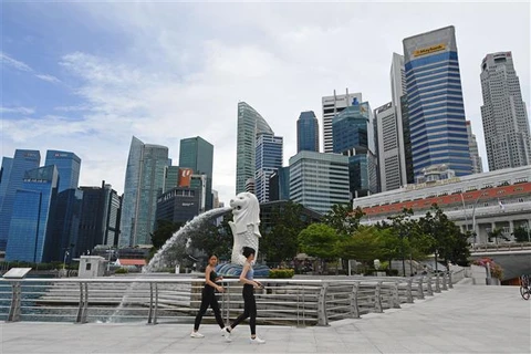 Thủ tướng Lý Hiển Long dự báo nền kinh tế Singapore sẽ tăng trưởng 3-5% trong năm 2022. (Ảnh: THX/TTXVN)