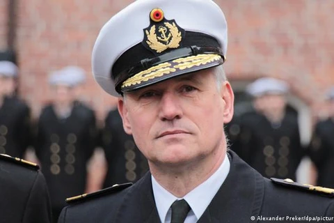 Tư lệnh Hải quân Đức, Phó Đô đốc Kay-Achim Schönbach. (Nguồn: dw.com)