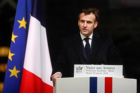 Tổng thống Pháp Emmanuel Macron. (Ảnh: AFP/TTXVN)