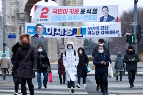Cuộc bầu cử Tổng thống Hàn Quốc lần thứ 20 sẽ diễn ra vào ngày 9/3 tới. (Nguồn: aljazeera.com)