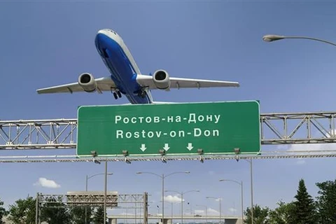 Ngày 24/2/2022, Nga đã gửi thông báo đến các phi công, trong đó nói rõ quyết định đóng cửa một phần không phận trong vùng thông báo bay Rostov ở phía Đông biên giới với Ukraine để "đảm bảo an toàn" cho các chuyến bay dân sự. (Ảnh: Shutterstock/TTXVN)