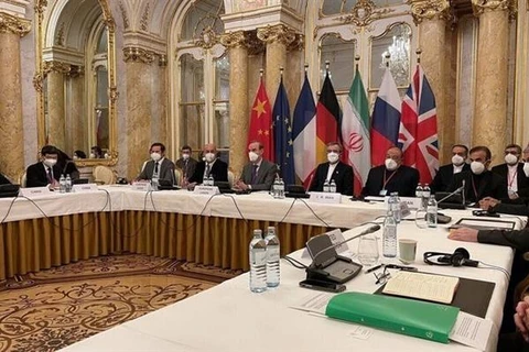 Các đại biểu dự vòng đàm phán về khôi phục thoả thuận hạt nhân Iran ở Vienna (Áo). (Ảnh: IRNA/TTXVN)