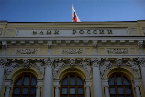Ngày 28/2, Ngân hàng Trung ương Nga đã thông báo nâng lãi suất chủ chốt từ mức 9,5% lên 20% - biện pháp khẩn cấp trong bối cảnh các điều kiện bên ngoài đối với nền kinh tế Nga "thay đổi mạnh." (Ảnh: AFP/TTXVN)