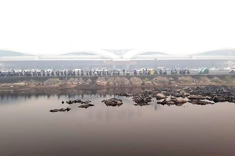 Một góc đảo Kalimantan, nơi được chọn để xây dựng thủ đô mới của Indonesia. (Ảnh: AFP/TTXVN)