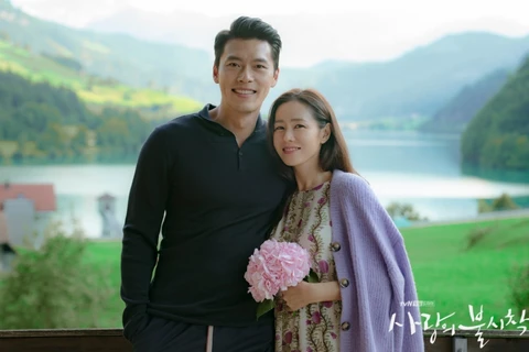 Cặp đôi nổi tiếng trong phim "Hạ cánh nơi anh," Hyun Bin và Son Ye-jin. (Nguồn: koreaherald.com)