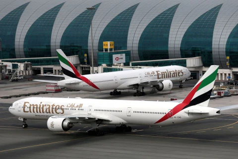 Năm ngoái, Emirates lỗ ròng 5,5 tỷ USD do doanh thu giảm hơn 66% vì đại dịch COVID-19. (Nguồn: reuters.com)