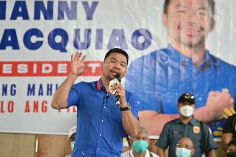 Ông Pacquiao bày tỏ hy vọng chính quyền sắp tới của ông Marcos Jr sẽ đạt được thành công và có những chính sách hỗ trợ những người nghèo khó. (Nguồn: france24.com)