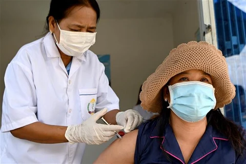 Trong chín ngày liên tiếp gần đây, Campuchia không phát hiện ca nhiễm mới COVID-19. (Ảnh: AFP/TTXVN)