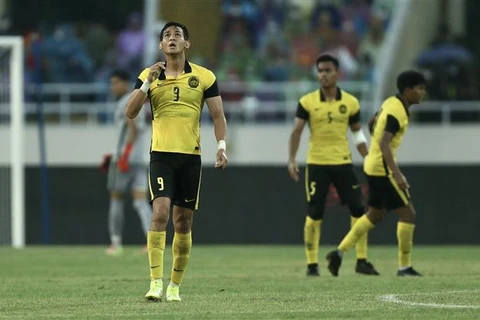 U23 Malaysia đã ra về trắng tay sau khi để thua U23 Indonesia ở trận tranh huy chương Đồng tại SEA Games 31. (Ảnh: Minh Quyết/TTXVN)