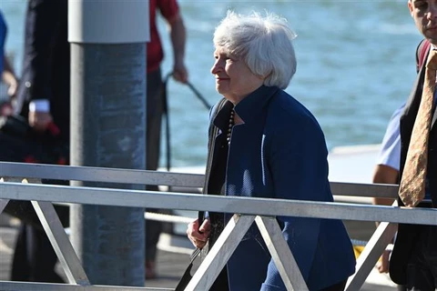 Bộ trưởng Tài chính Mỹ Janet Yellen nằm trong danh sách trừng phạt bổ sung của Nga. (Ảnh: AFP/TTXVN)