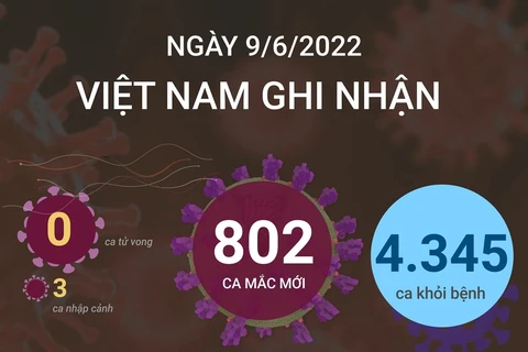 Cả nước ghi nhận 802 ca mắc mới COVID-19, không có ca tử vong