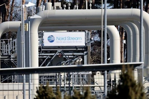 Đường ống dẫn khí đốt Dòng chảy phương Bắc 1 (Nord Stream 1) tại Lubmin (Đức), ngày 8/3/2022. (Ảnh: Reuters/TTXVN)