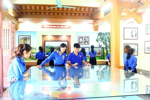 Khu lưu niệm Tổng Bí thư Lê Hồng Phong là "địa chỉ đỏ" giáo dục truyền thống cách mạng cho thế hệ trẻ. (Ảnh: Tá Chuyên/TTXVN)