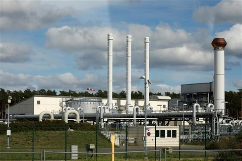 Một cơ sở cung cấp khí đốt tự nhiên hóa lỏng (LNG) tại Lubmin (Đức) ngày 30/8/2022. (Ảnh: AFP/TTXVN)
