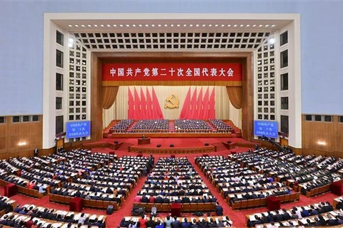 Đại hội Đại biểu toàn quốc lần thứ XX Đảng Cộng sản Trung Quốc (Đại hội XX) diễn ra từ ngày 16-22/10/2022 tại Bắc Kinh. Ảnh: THX/ TTXVN