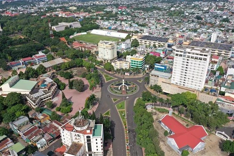 Thành phố Buôn Ma Thuột (Đắk Lắk). Ảnh: TTXVN phát