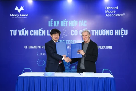 Lễ ký kết hợp tác giữa Meey Land và Richard Moore Associates.