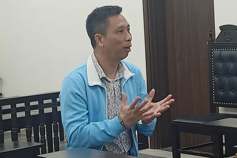Bị cáo Nguyễn Ngọc Long tại tòa. (Nguồn: Pháp luật Việt N