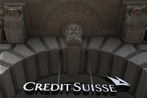 Trụ sở Ngân hàng Credit Suisse tại Zurich (Thụy Sĩ). (Ảnh: AFP/TTXVN)