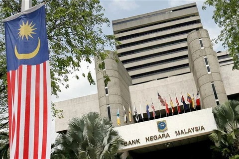 Trụ sở Ngân hàng trung ương Malaysia tại Kuala Lumpur. (Ảnh: AFP/TTXVN)