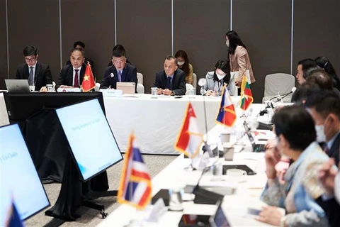 Quang cảnh Đối thoại ASEAN và Hàn Quốc lần thứ 26 diễn ra tại Seoul (Hàn Quốc) hồi tháng Bảy năm ngoái. (Ảnh: TTXVN)