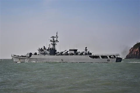 Tàu HTMS Kraburi của Hải quân Thái Lan. (Ảnh minh họa: AFP/TTXVN)