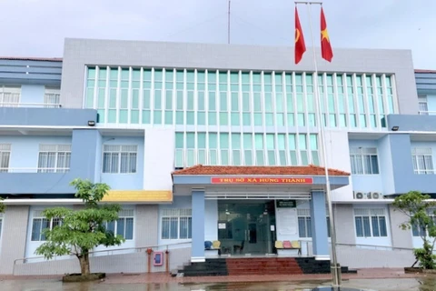 Trụ sở Ủy ban Nhân dân xã Hưng Thành, huyện Vĩnh Lợi (tỉnh Bạc Liêu). (Nguồn: Lao Động)