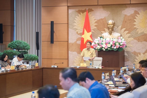 Phó Chủ tịch Quốc hội Nguyễn Đức Hải chủ trì phiên họp. (Nguồn: Cổng thông tin điện tử Quốc hội)